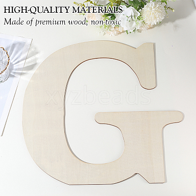 Letter Unfinished MDF Sheets WOOD-WH20012-008G-1