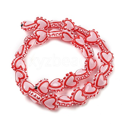 Handmade Lampwork Bumpy Beads LAMP-D003-01B-1