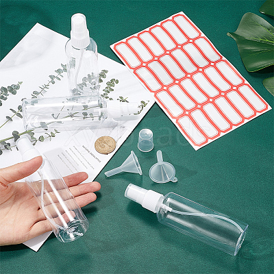 Empty Portable Plastic Spray Bottles AJEW-GF0009-72C-01-1