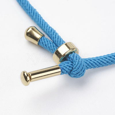 Cotton Twisted Cord Bracelet Making MAK-L012-02-1