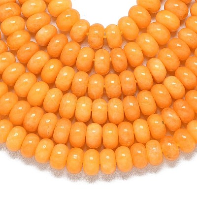 Natural Malaysia Jade Beads Strands G-B165-G01-5x8mm-11-1