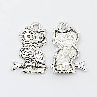 Tibetan Style Alloy Pendants PALLOY-K1027-AS-RS-1