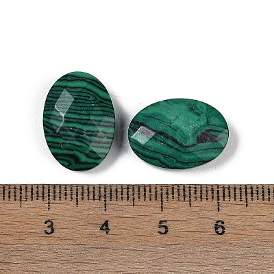 Synthetic Malachite Cabochons G-O175-15L-01-1
