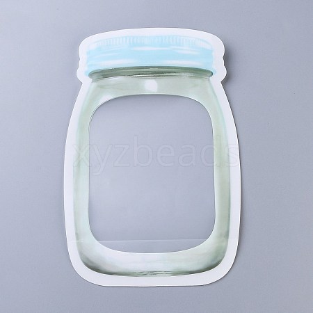 Reusable Bottle Shape Zipper Sealed Bags OPP-Z001-03-B-1