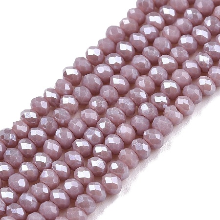Electroplate Glass Beads Strands LS-EGLA-A044-P1mm-A13-1