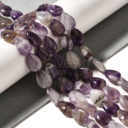 Natural Amethyst Beads Strands G-I377-A26-1