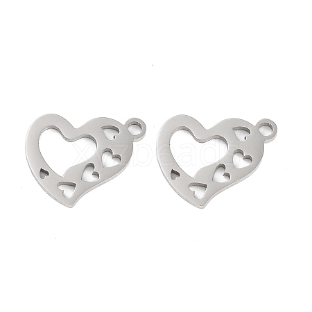 Non-Tarnish 316 Stainless Steel Charms STAS-C096-12F-P-1