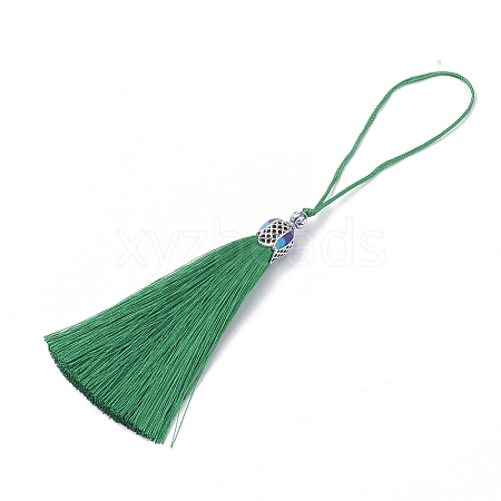 Nylon Tassel Big Pendant Decorations AJEW-N024-20-1