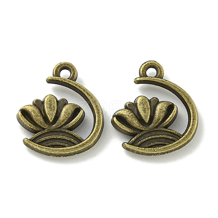 Tibetan Style Alloy Pendants TIBE-I026-6025AB-1