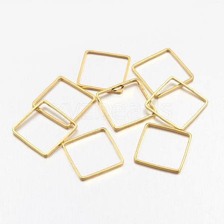 Square Brass Linking Rings EC0308mm-G-1