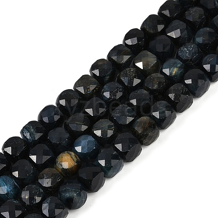 Natural Tiger Eye Dyed Beads Strands G-H028-A01-03A-1