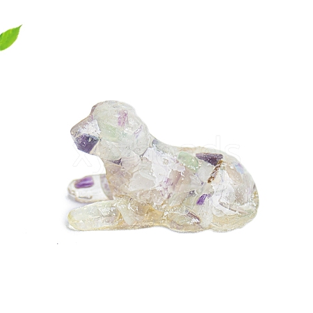 Resin Dog Display Decoration PW-WGF94F5-01-1