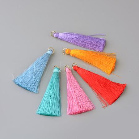 Nylon Thread Tassel Big Pendants Decoration FIND-Q065-A-1