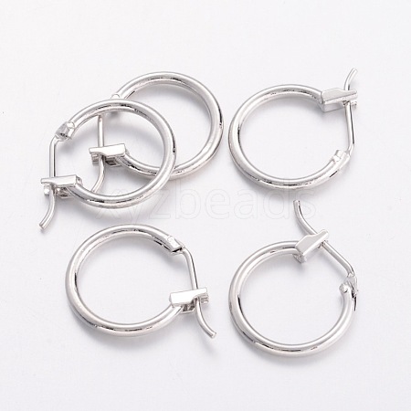 Brass Hoop Earrings EC261-NF-1