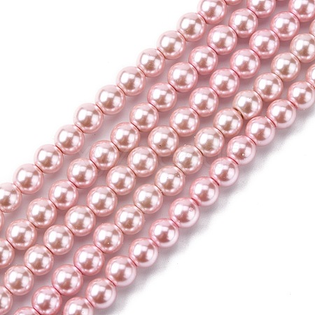 Grade A Glass Pearl Beads X-HY-J001-6mm-HX077-1
