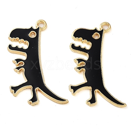 Rack Plating Alloy Enamel Pendants FIND-Q099-01G-01-1