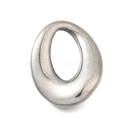 304 Stainless Steel Pendants STAS-Q362-02D-P-1