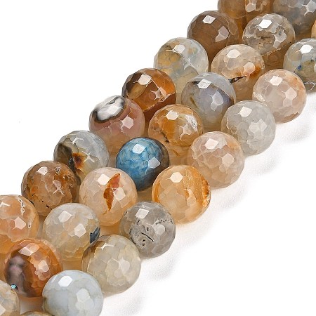 Natural Agate Beads Strands G-L595-A01-01F-1