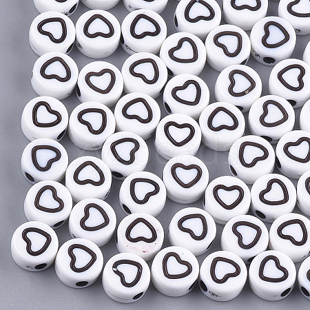 Craft Style Acrylic Beads LS-MACR-T023-24B-1