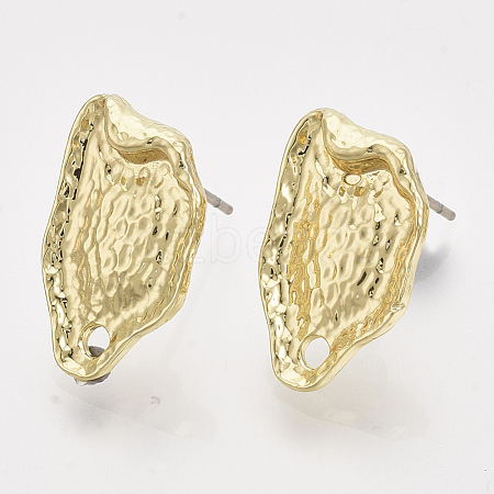 Alloy Stud Earring Findings PALLOY-S121-124-1