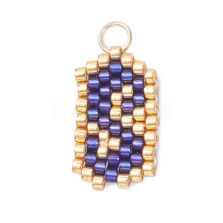 Handmade MIYUKI Seed Beads PALLOY-MZ00867-19-1