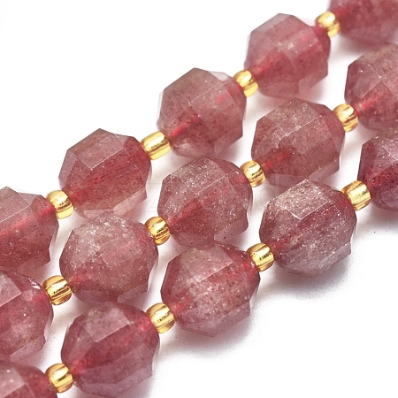 Natural Strawberry Quartz Beads Strands G-K303-A04-10mm-1