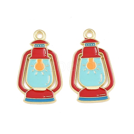 Alloy Enamel Pendants AL-CBA6AEB-08G-02-1