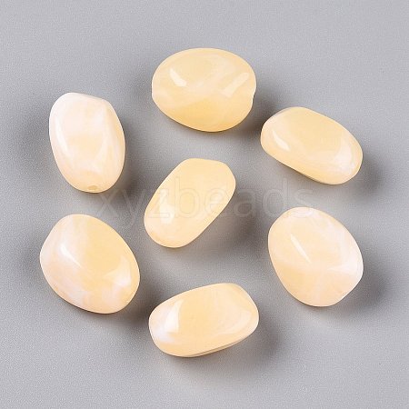 Opaque Acrylic Beads OACR-N137-36A-1