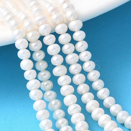 Natural Cultured Freshwater Pearl Beads Strands PEAR-I007-07Q-08A-1