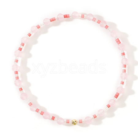 Bohemian Style Natural Aventurine Beads Stretch Bracelets for Women EK0651-4-1