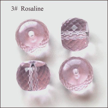 Imitation Austrian Crystal Beads SWAR-F064-10x8mm-03-1