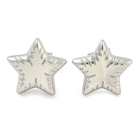 Non-Tarnish 304 Stainless Steel Stud Earrings for Women EJEW-S227-36P-1