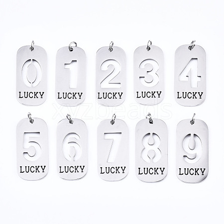 201 Stainless Steel Pendants STAS-T044-220P-1