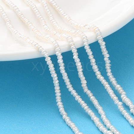 Natural Cultured Freshwater Pearl Beads Strands PEAR-I007-02H-01-1