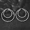 201 Stainless Steel Earrings EJEW-Q026-06P-A-1