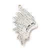 Retro Alloy Big Pendants TIBEP-L020-02AS-2