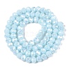 Electroplate Glass Beads Strands LS-EGLA-A044-P6mm-B06-3
