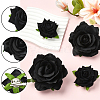 Cloth & Iron Alligator Hair Clips AJEW-SP0002-84B-3