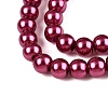 Baking Painted Pearlized Glass Pearl Round Bead Strands HY-Q003-10mm-14-3