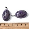 Natural Amethyst Pendants G-A259-03P-01-3