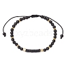 Natural Obsidian Braided Bead Bracelets BJEW-JB11241-05-2