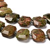 Natural Unakite Beads Strands G-H078-B13-01-4