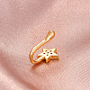 Brass Micro Pave Clear Cubic Zirconia Clip on Nose Rings WG884CD-01-2