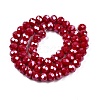 Electroplate Glass Beads Strands LS-EGLA-A044-P8mm-A15-3
