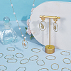 100Pcs Alloy Open Back Bezel Pendants FIND-OC0013-30-4
