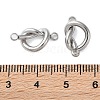 Non-Tarnish 304 Stainless Steel Connector Charms STAS-G338-04P-3