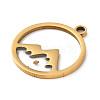 201 Stainless Steel Pendants LS-STAS-D041-17G-2