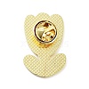 Golden Alloy Brooches JEWB-C032-03C-G-2