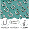 120Pcs Tibetan Style Alloy Pendants FIND-DC0006-01B-4