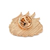 Golden Alloy Brooches JEWB-U004-05G-03-2